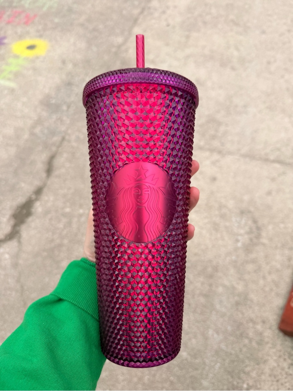 Starbucks Deep Magenta Studded Tumbler